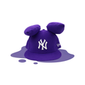 BUNNY EAR HAT - PURPLE