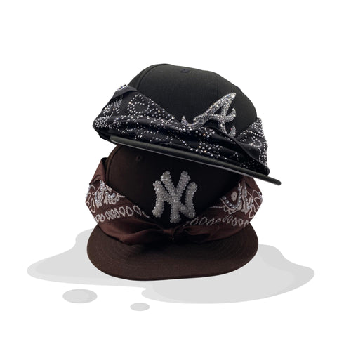 Bandanna Fitted Hat __etsy:8068052346